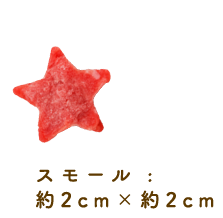 スモール約4cm×約4cm